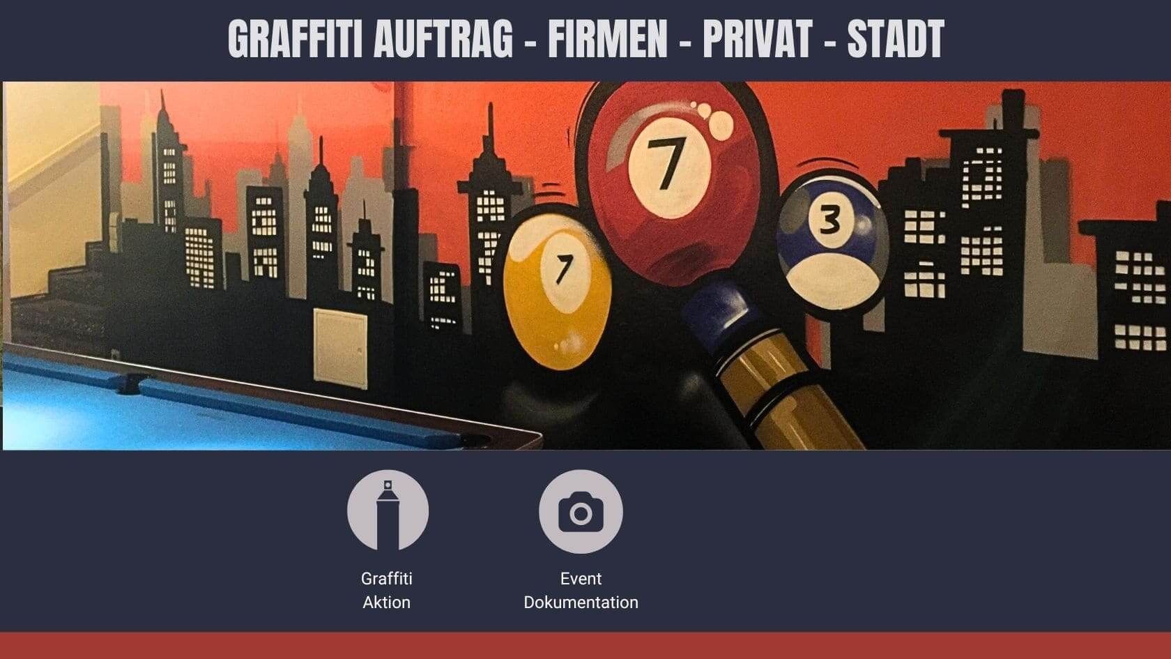 Plus Paket Graffiti Auftrag – Wandgestaltung inklusive Videodokumentation