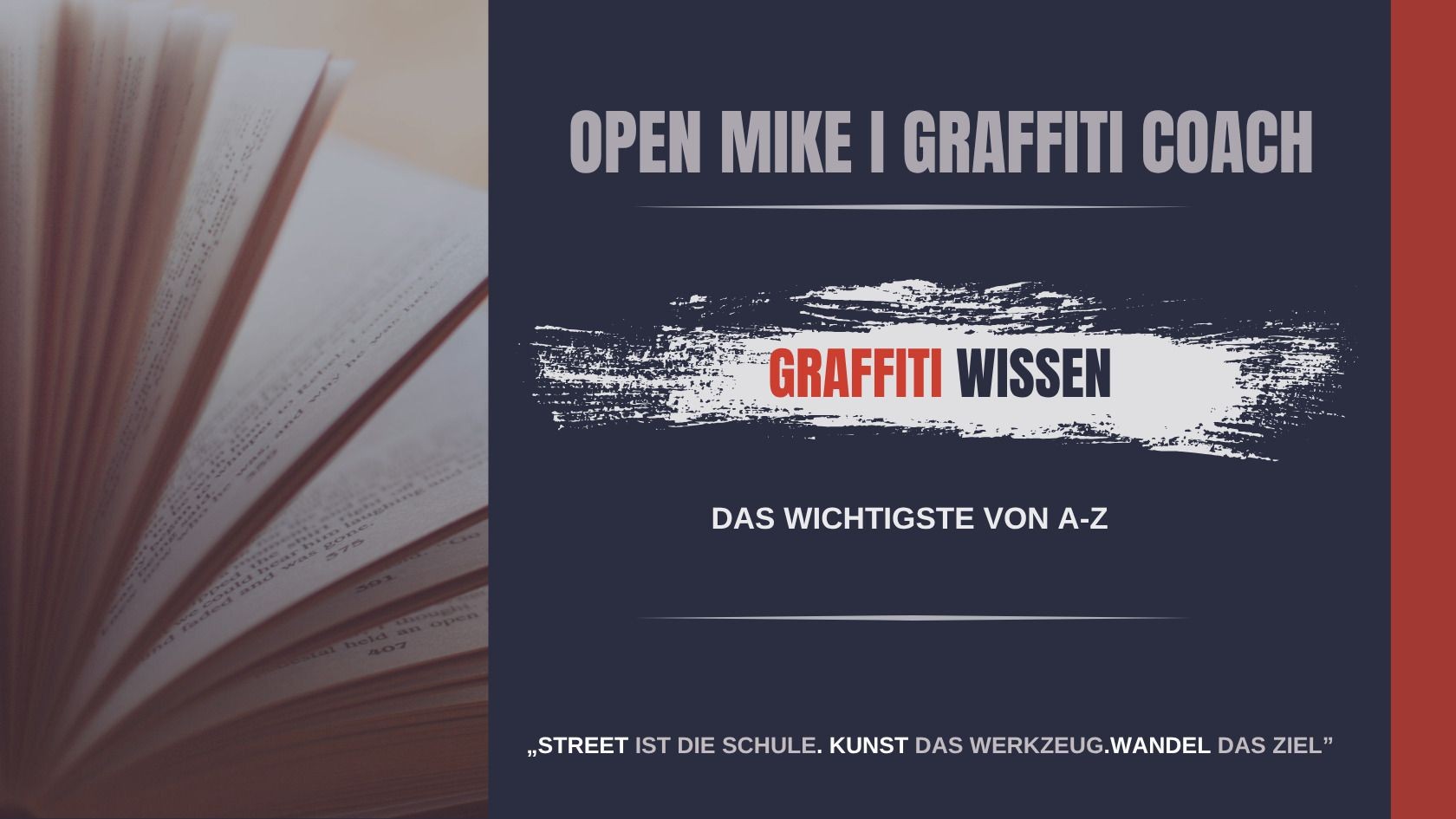 Buchcover mit Graffiti Begriffen – Einstieg in Theorie & Szene-Sprache.