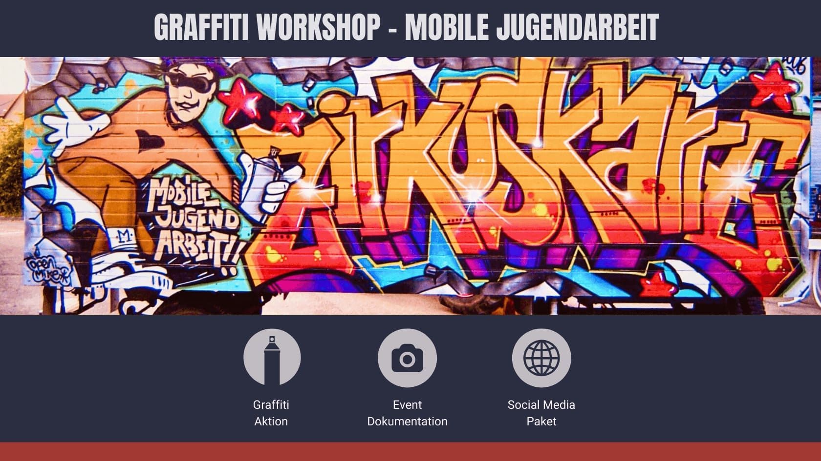 Graffiti Workshop mit Social Media Paket – Urban Art sichtbar machen auf Instagram & TikTok