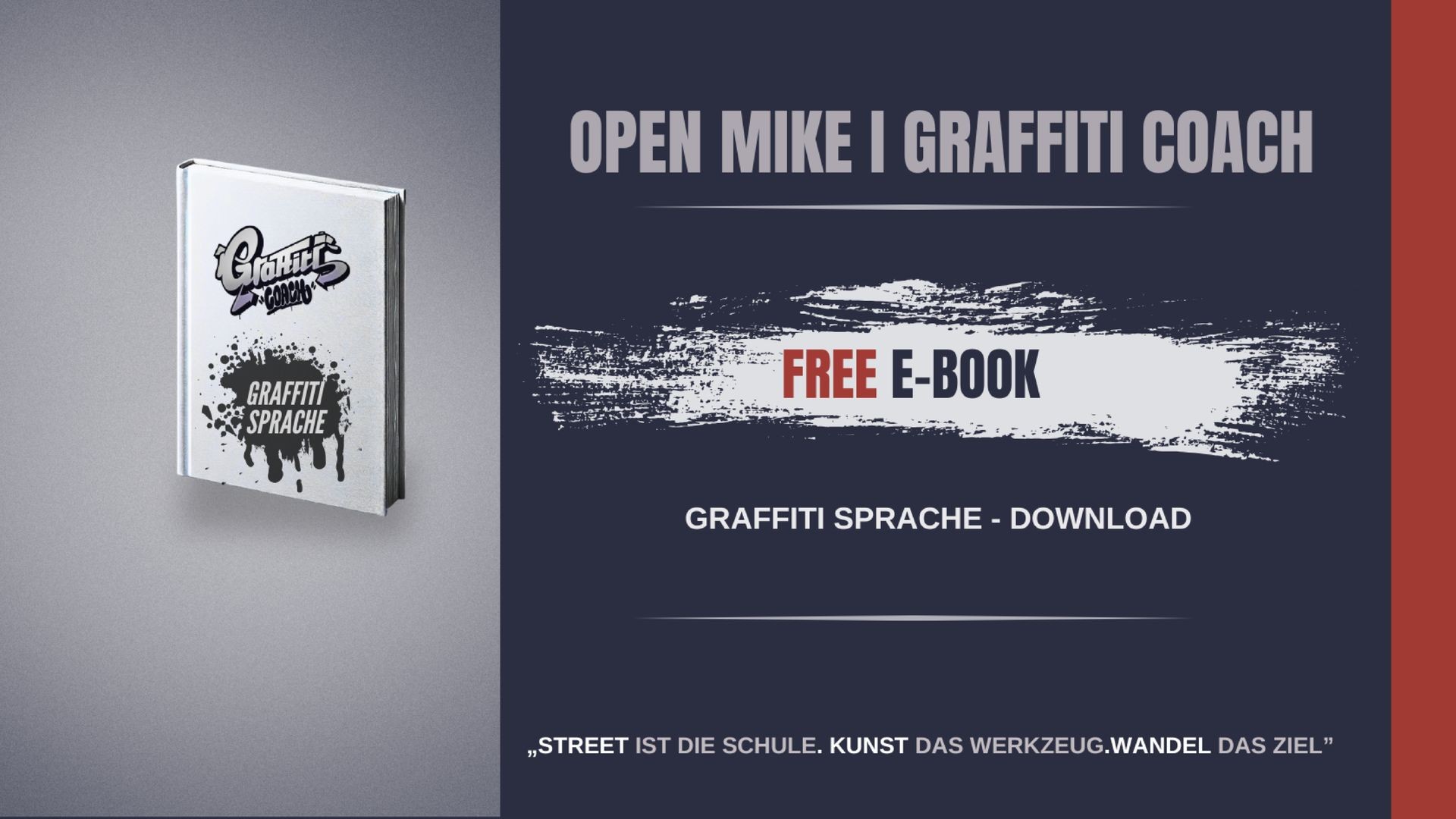 Kostenloses E-Book – Bedeutung von Tags, Styles & Urban Codes im Graffiti erklärt.
