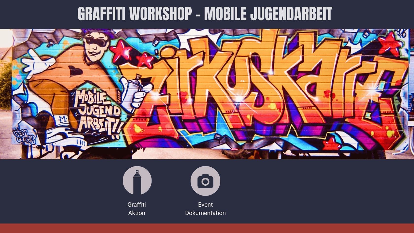 Graffiti Workshop mit Videodokumentation – kreative Jugendaktion mit filmischer Begleitung