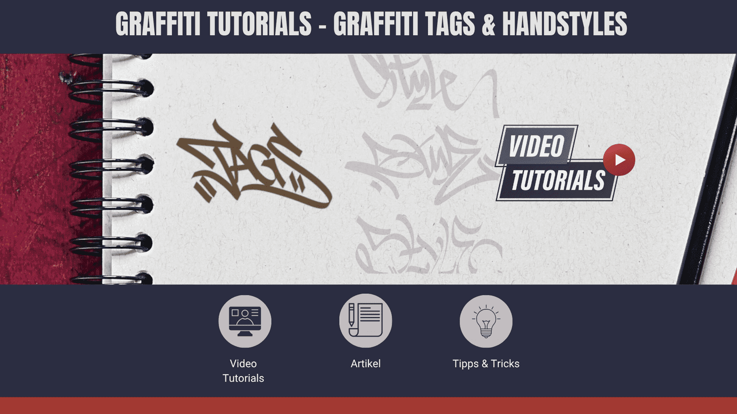 Graffiti Tagging und Handstyles – Eigene Handschrift und Flow entwickeln lernen
