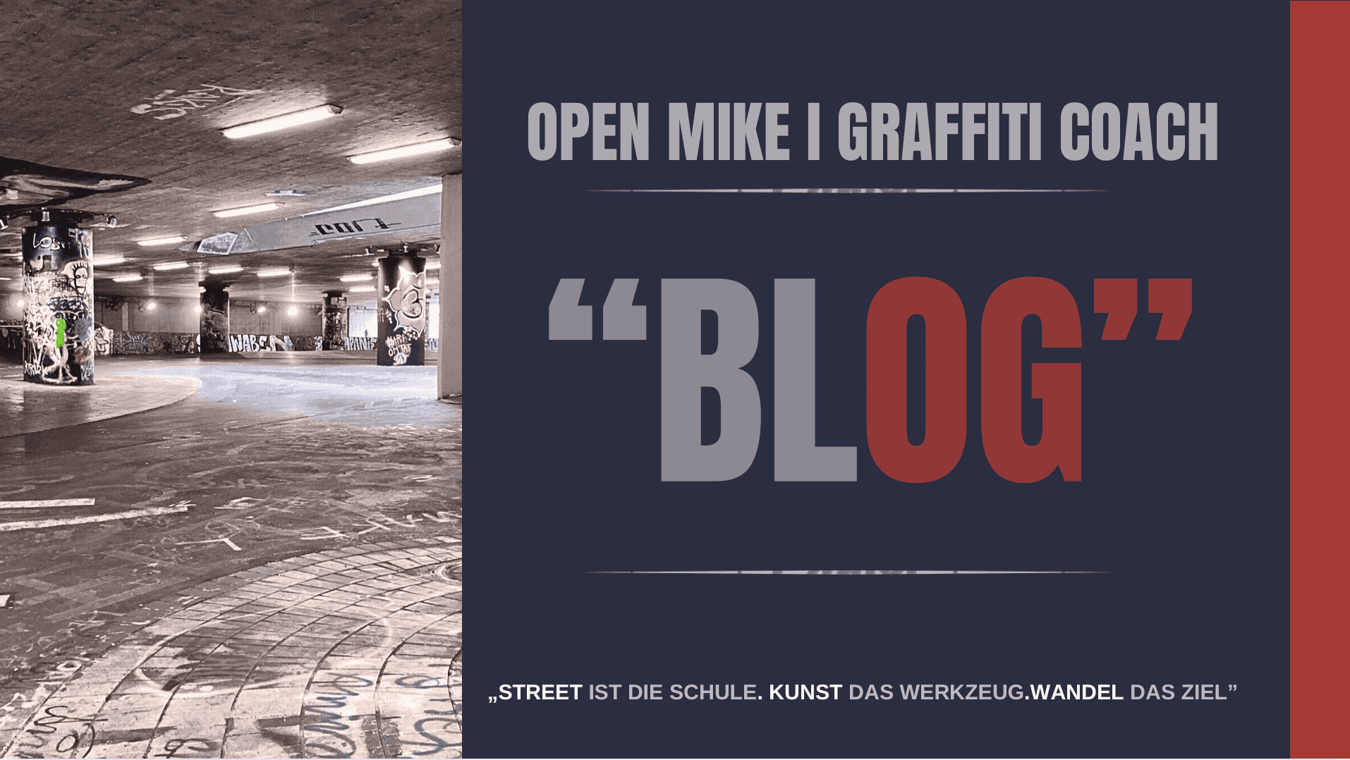 Urbanes Parkdeck mit Graffiti – Blog über Technik, Projekte & Hip-Hop-Kultur.