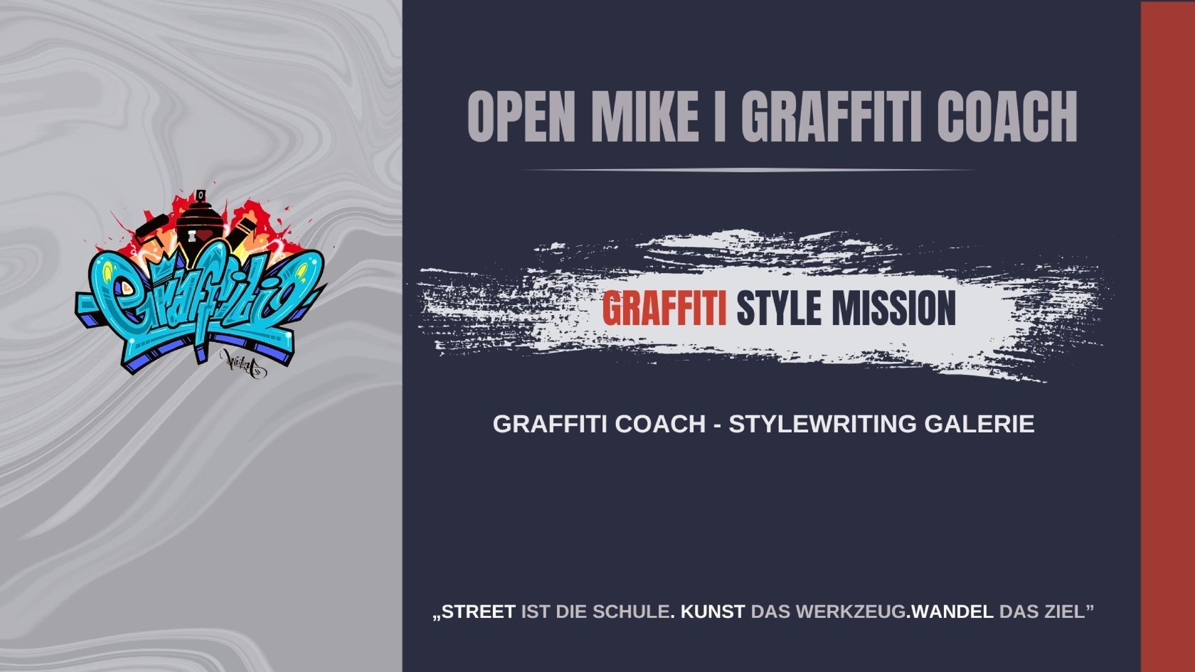 Stylewriting Beispiel mit buntem Bubble- und Wildstyle – Graffiti als visuelle Sprache.
