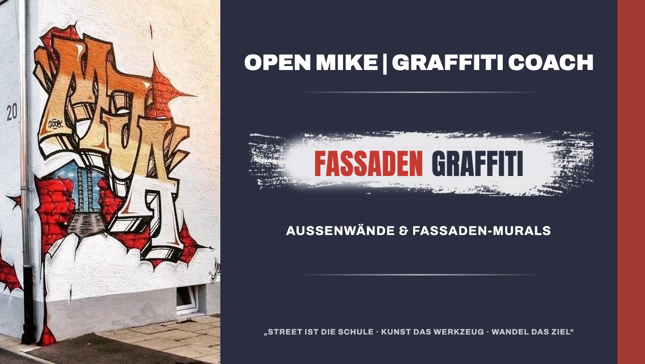 Fassaden & Außenwände – Graffiti-Auftrags-Banner von Open Mike