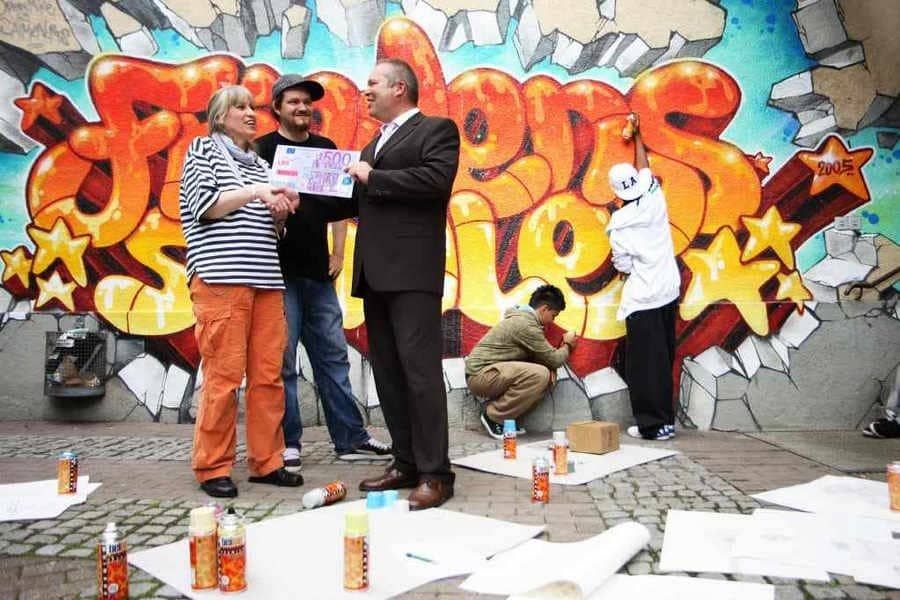 Graffiti verbindet – Workshop an der Friedensschule Stuttgart