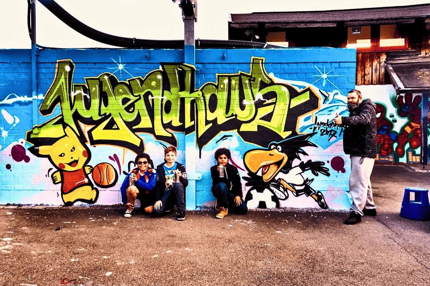 Graffiti Workshop Stuttgart Jugendhaus Feuerbach
