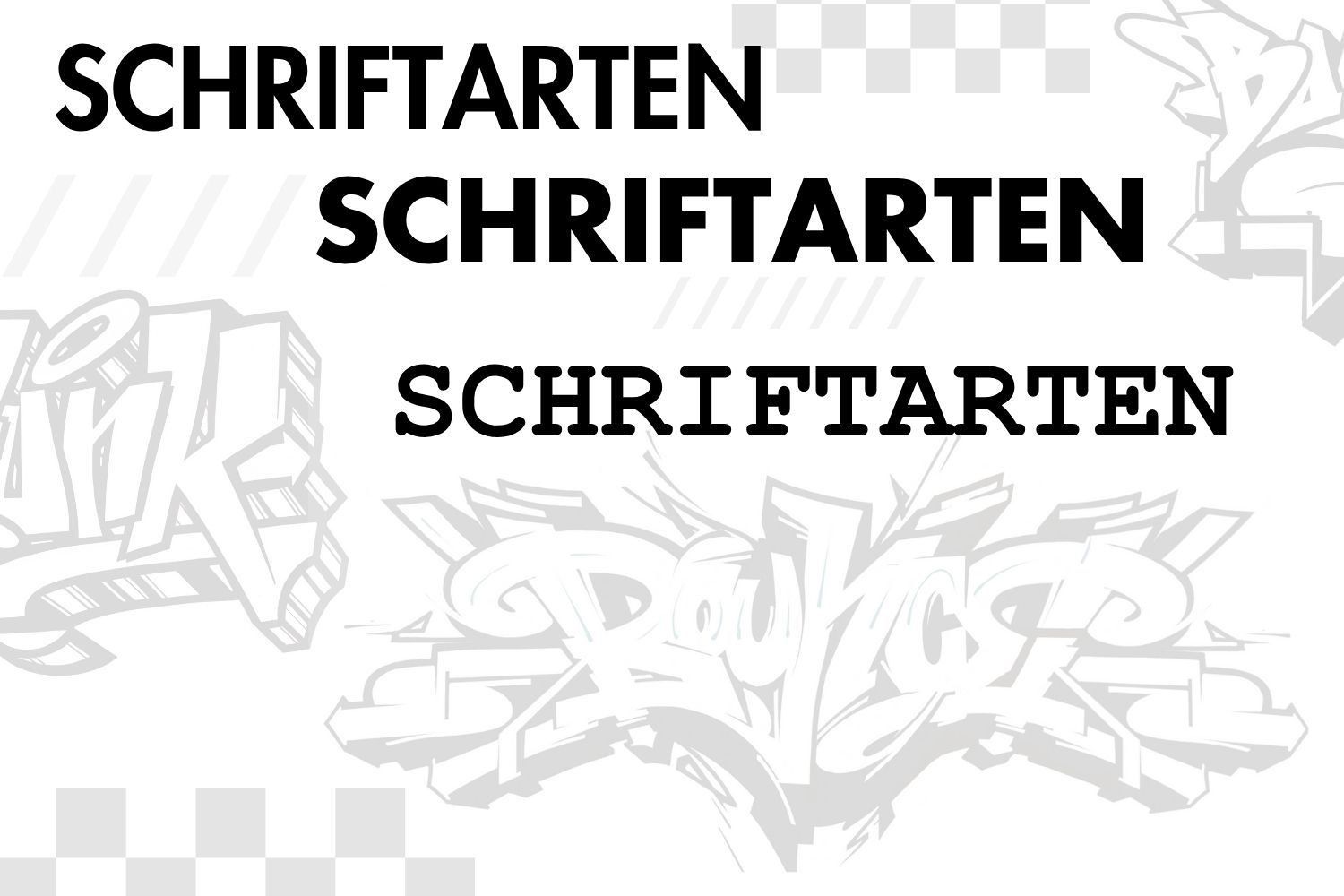 Schriftarten verstehen und Graffiti-Style entwickeln