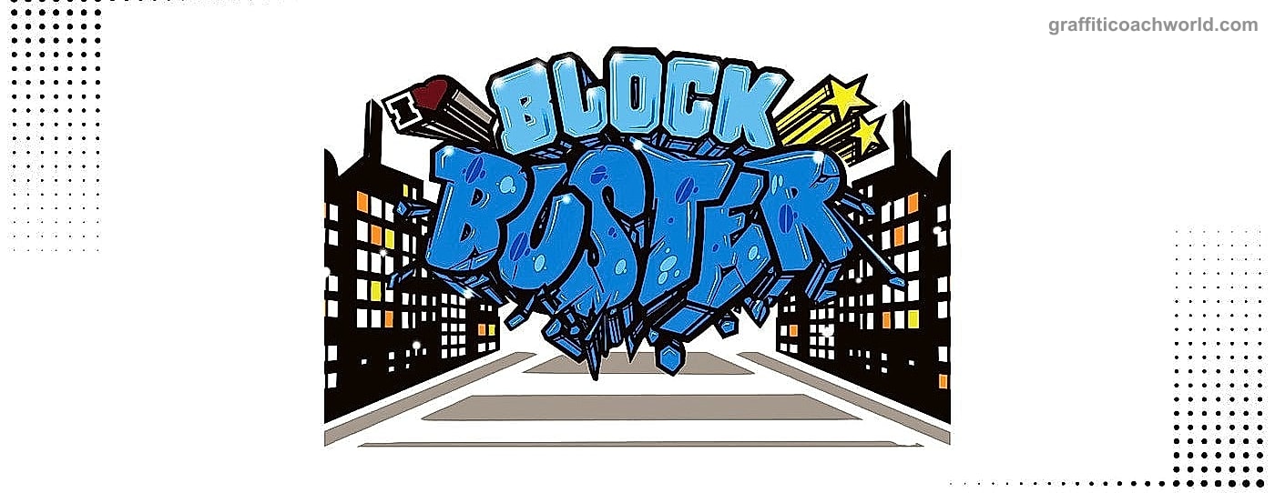 Blockbuster-Piece – kraftvolle Blockbuchstaben mit starker Fernwirkung