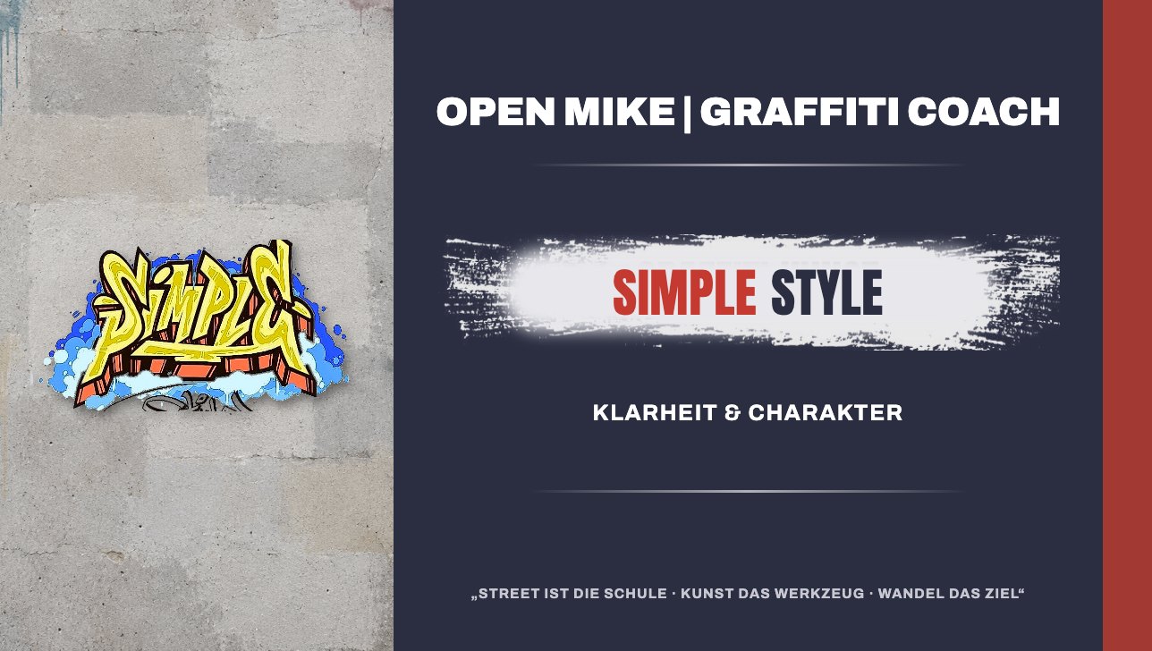Simple Styles – Graffiti-Galerie von Open Mike