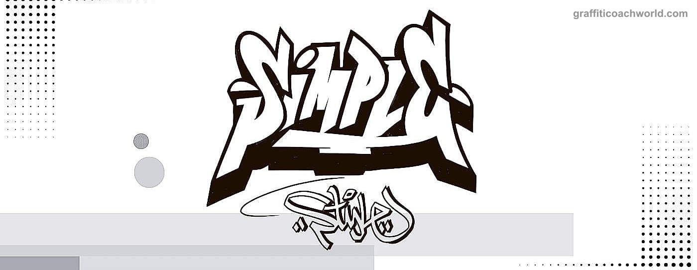 Simple-Style-Graffiti – klare, gut lesbare Graffiti-Buchstaben mit sauberem Aufbau