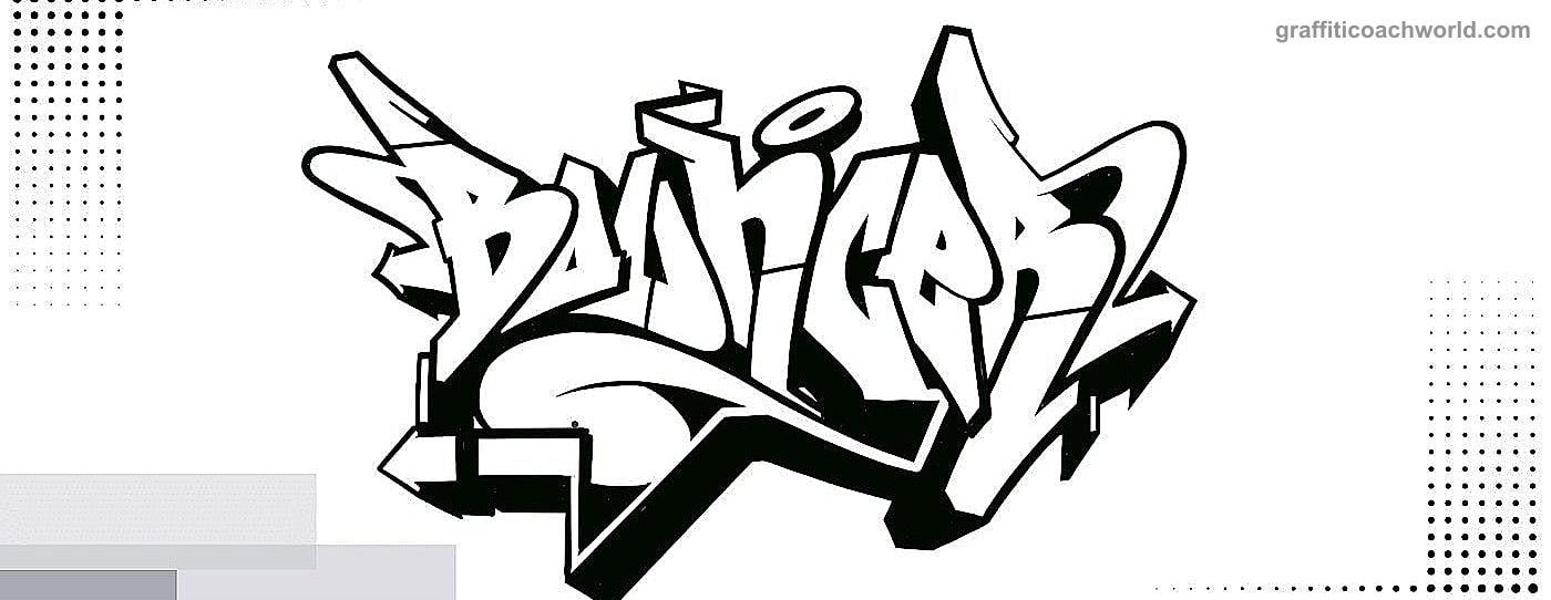 Graffiti-Buchstaben im Simple Style – Lesbarkeit trifft auf sauberen Buchstabenfluss
