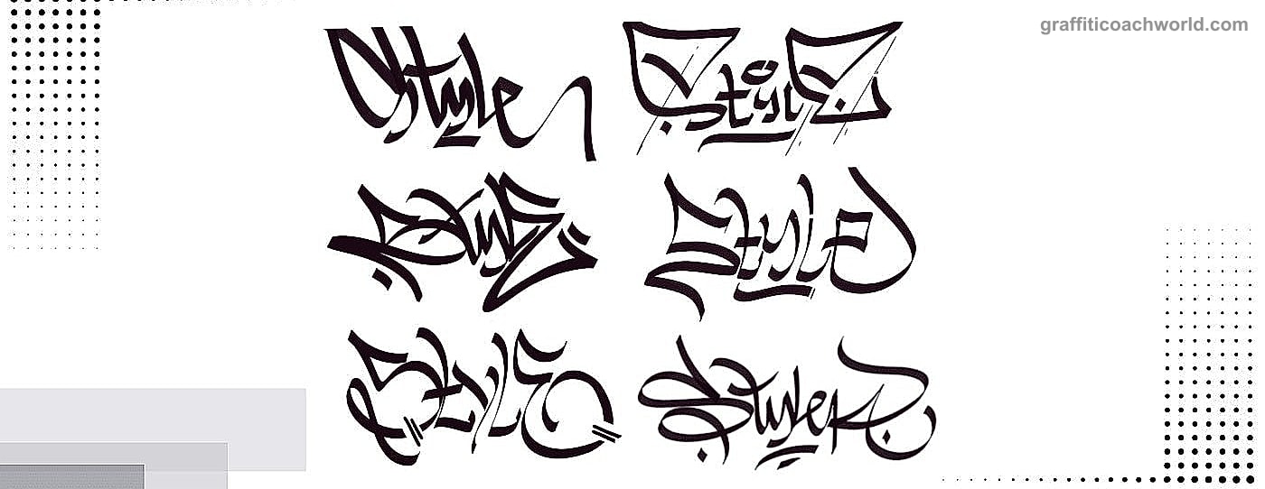 Tags-Graffiti von Open Mike — weiterer Style in der Galerie