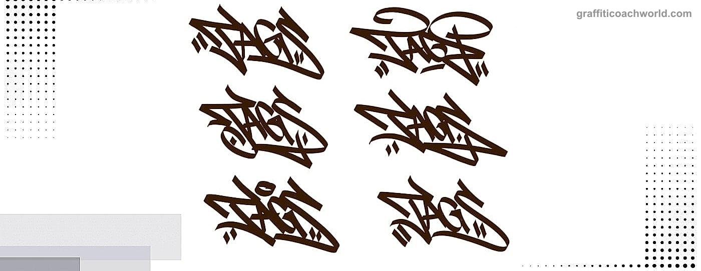 Graffiti-Tag mit dynamischem Handstyle – roher, schneller Schriftzug als Signatur eines Writers