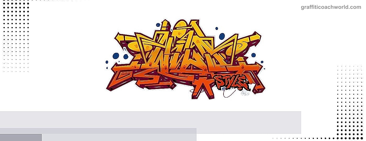 Wildstyle-Piece – dekonstruierte Buchstaben als visueller Code auf höchstem Level
