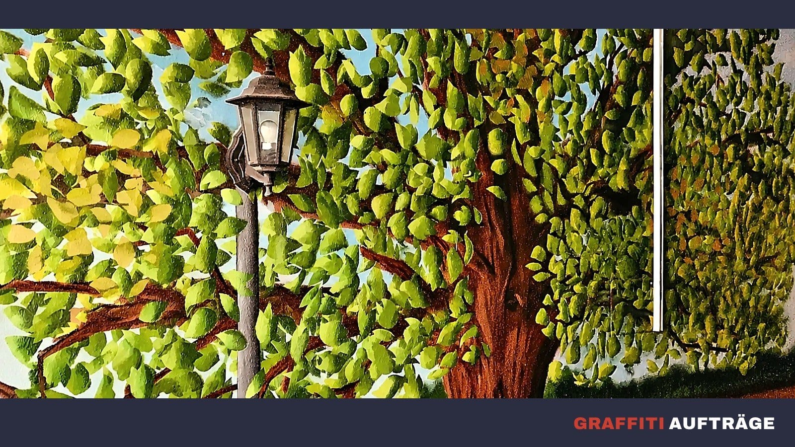 Gemeinsam gesprüht – das fertige „Birgit Kraft“-Graffiti als urbanes Festival-Highlight beim Rothaus Food Festival.
