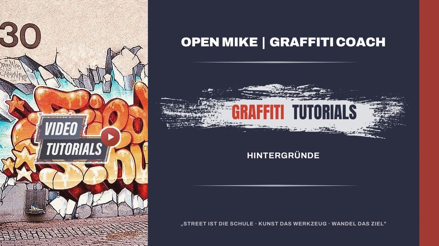 Hintergründe – Graffiti-Tutorial-Banner von Open Mike