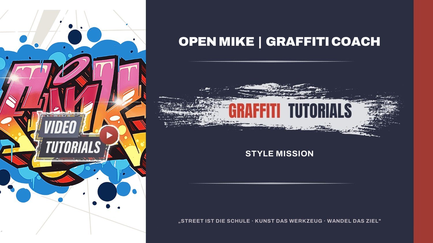 Style Mission – Graffiti-Tutorial-Banner von Open Mike