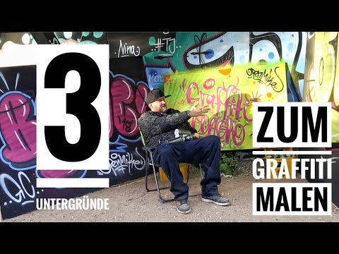 3 Untergründe zum legalen Graffiti-Sprühen