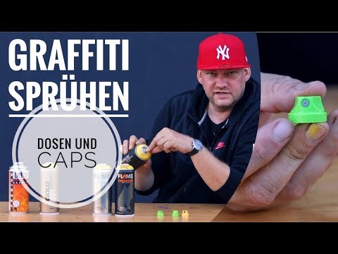 Sprühdosen und Caps zum Sprühen (English)