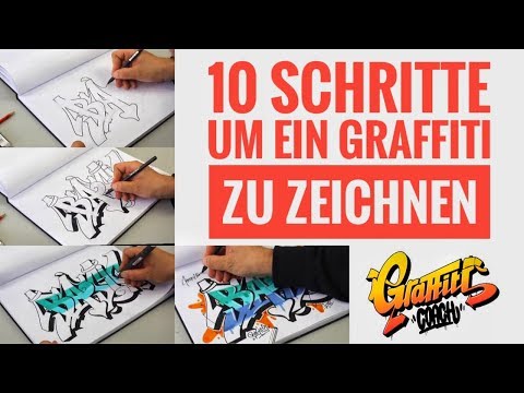 Vorschaubild: Graffiti Buchstaben zeichnen lernen – 10 Schritte zum Style