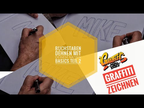 Buchstaben dehnen mit deinem Namen – Teil 2