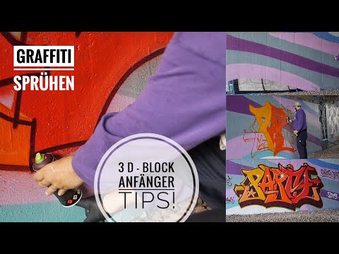 3D-Block sprühen: Anfänger-Tipps für Tiefe