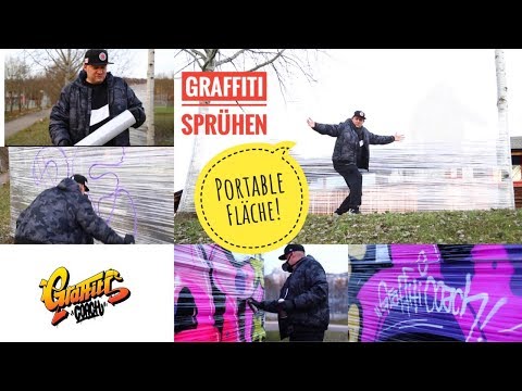 Portable Fläche zum Sprühen: Molotow Film Canvas