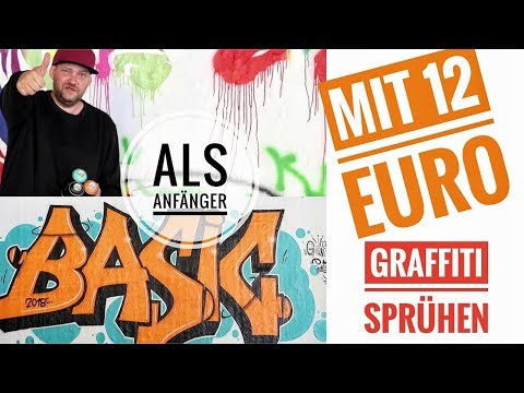 Mit 12 Euro ein Graffiti sprühen: Kosten für Anfänger