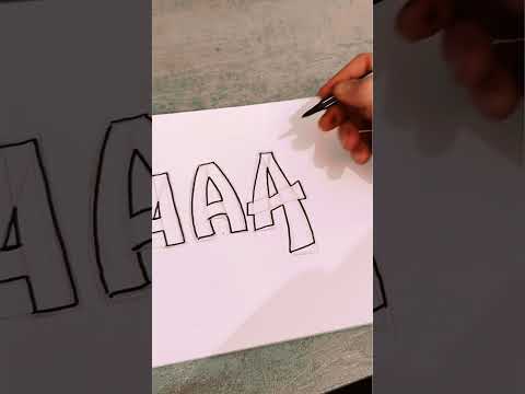 Vorschaubild: Graffiti Buchstabe A zeichnen: 3 Wege in 60 Sekunden