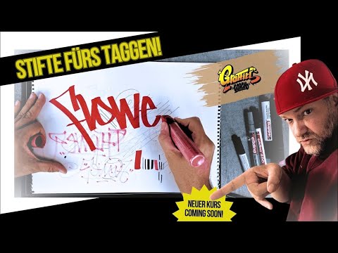 Welche Stifte fürs Taggen auf Papier? (Kurs-Teaser)