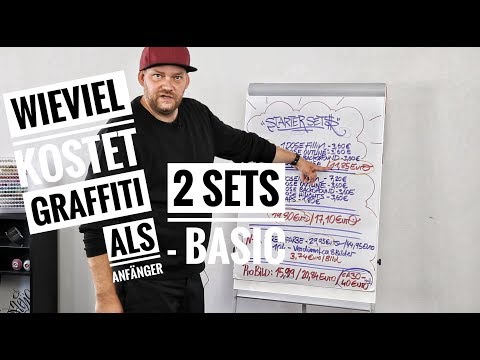 Wieviel kostet ein Graffiti für Anfänger?
