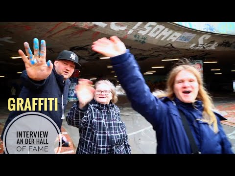 Spontanes Interview an der Hall of Fame