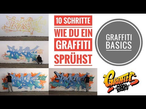 10 Schritte, um ein Graffiti zu sprühen